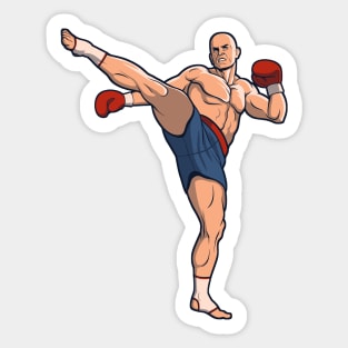 Muay Thai Fighter Sticker